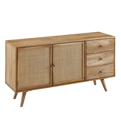 Obrázek produktu pro Designový příborník 140x75x40 cm masivní mangové dřevo | Wohnling