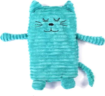 Produktbild von Inware 8791 - Wärmetier Katze, türkis, 17 x 26 cm, Füllung herausnehmbar