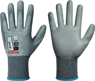 Produktbild von Schnittschutzhandschuhe FOLEY Gre 07 grau EN 388, EN 21420 PSA-Kategorie II