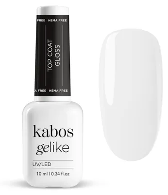 Imagen del producto de Kabos Gelike Top Coat: capa superior brillante 10 ml