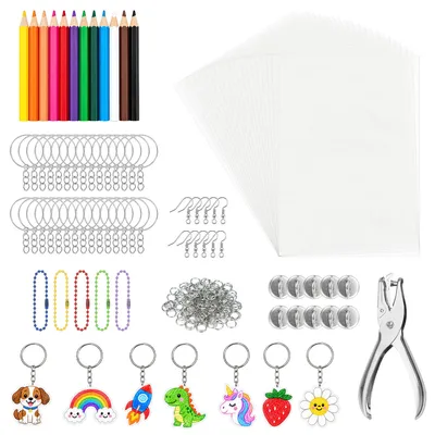 Krimpfolie-Set A5, 20 Stück, 0,3 mm, handbemalbar