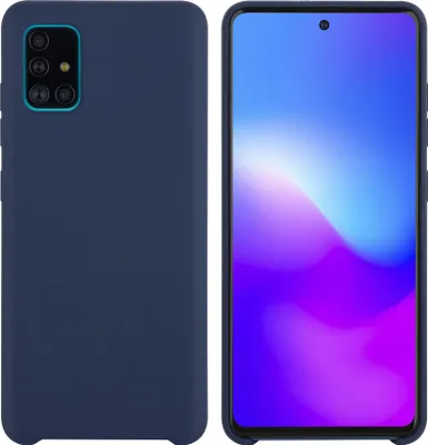 Produktbild von Samsung Galaxy A71 Deep Blue Back cover case - Silicone