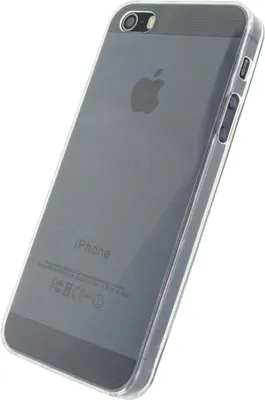 Imagen del producto de Funda transparente de silicona para Apple iPhone 5/5S/SE, marca Mobilize