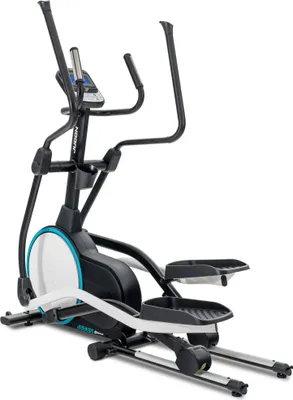Obrázok produktu pre Hop-sport Elektromagnetický eliptický trenažér Jucon modrý, 24 kg zotrvačník