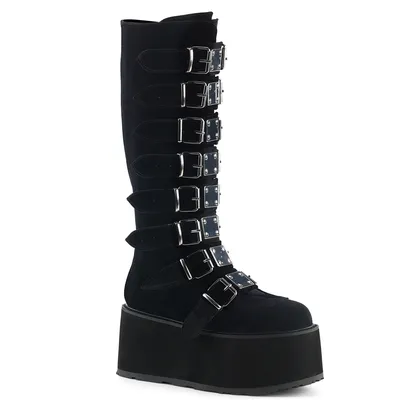 Produktbild von DAMNED-318 Damen Boots von DemoniaCult, Schwarz  , EU 36, US 6