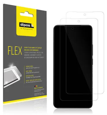 Immagine prodotto di 2x Pellicola protettiva per Xiaomi Poco F7 5G, rivestimento al 100%, Protezione dipos Flex
