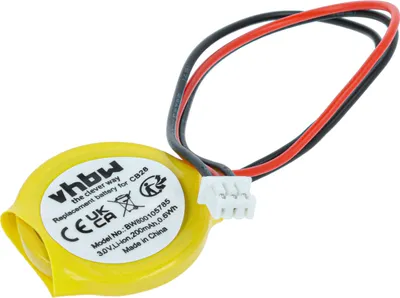 Produktbild von vhbw BIOS-Batterie kompatibel mit Dell Vostro 1500, 1700 Computer Notebook (200 mAh, 3 V, Li-Ion)