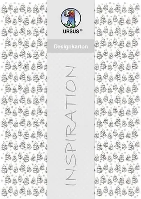 Produktbild von Designkarton silber 200g/qm A4 VE=5 Blatt Motiv 7