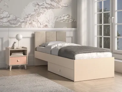 Obrázok produktu pre Detská posteľ 90x200 OLIVIA - béžová
