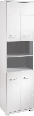 Produktbild von byLIVING Hochschrank Nebraska, Breite 50 cm, Badezimmerschrank in weiß