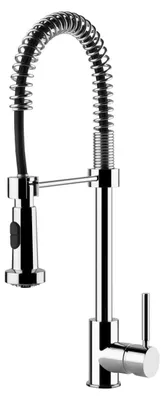 Produktbild von Gessi 50209, Herunterziehen, Schwarz, Chrom, Metall, Hebelgriffe, Einzelbild, 3/8"