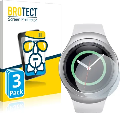 Produktbild von 3x BROTECT Schutzglas für Samsung Gear S2 Schutzfolie Panzer Folie Glas Display Schutz klar