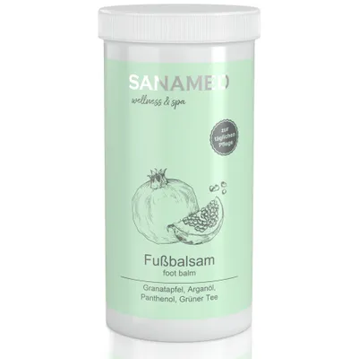 Produktbild von CareMed Regenerierende Fußcreme, mit Granatapfel Fußpflegecreme für sensible Füße