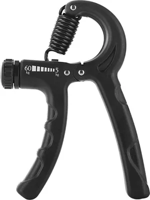 Produktbild von Fingerhantel Handtrainer 5 - 60 KG Unterarmtrainer mit Regulierung Verstellbares Schwarz