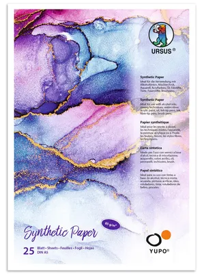 Obrázok produktu pre Syntetický papier 85 g/m2 A5Polyuretán= 25 listov