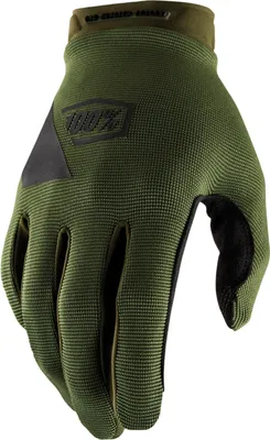Produktbild von 100% SPEEDLAB Langfinger-Fahrradhandschuhe - RIDECAMP - Grün/Schwarz XL