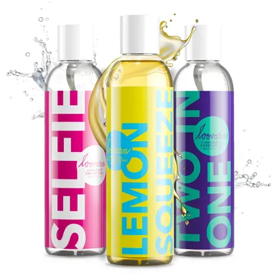 Obrázok produktu pre Happy Weekend Set – masážny olej, erotický lubrikant, lubrikant na sexuálne hračky, 3x 250 ml