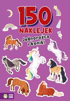 Immagine prodotto di ZIELONASOWA 150 adesivi. Unicorni e cavalli 98108