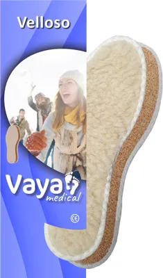 Produktbild von Winterschuheinlagen mit Wollvliesstoff Vaya Velloso 1 Paar