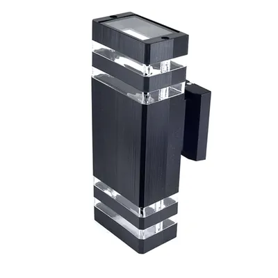 Produktbild von 2er-Set LED Wandleuchte mit Bewegungsmelder, Moderne Außenwandleuchte, eckige Außenlampe für Terrasse,Hof,Haustür