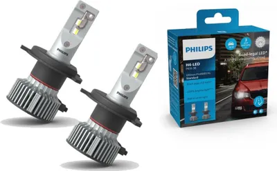 Image de Philips H4 Lampe LED pour phare 12V 19W Ultinon Pro6000 5800K 1 kit.