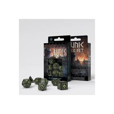 Image de SRUN03 - Jeu de dés RuneQuest, noir et phosphorescent (7)