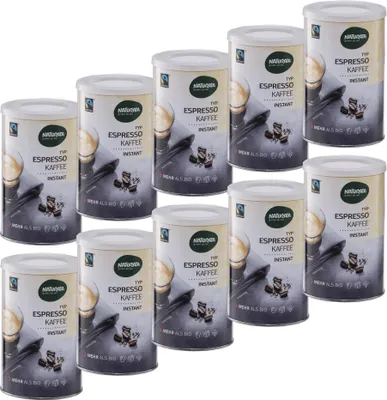 Produktbild von Espresso Bohnenkaffee, instant, Dose, 10x 100g