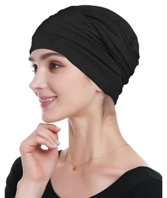 Immagine prodotto di Copricapo in bambù per pazienti oncologici, caldo, taglia unica, colore nero