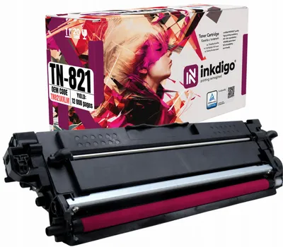 Produktbild von Inkdigo Toner TN821XXLM für Brother HL-L9430CDN, HL-L9470CDN, HL-L9470CDNT, HL-L9470CDNTT – Magenta, 12000 Seiten,, KI-generiertes Bild