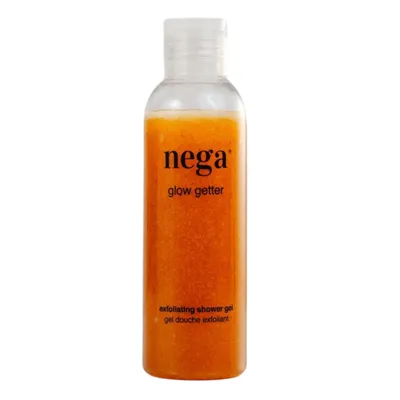 Obrázek produktu pro Přírodní sprchový gel s peelingem z ořechových skořápek 150 ml, veganský, hydratační, pro hladkou pokožku - GlowGetter
