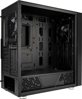 Produktbild von Kolink Unity Adapt ARGB, Midi Tower, PC, Schwarz, Transparent, ATX, EATX, micro ATX, Mini-ITX, ABS, Stahl, Gehärtetes Glas, Gaming