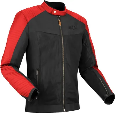 Zdjęcie produktu dla Tekstylna kurtka motocyklowa Segura Dikinson, czarny/czerwony, L