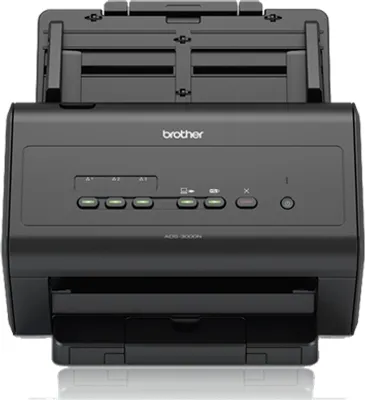 Produktbild von WLAN / Dual Face Netzwerk Scanner Brother ADS-3000 50 ppm 1200 dpi Schwarz