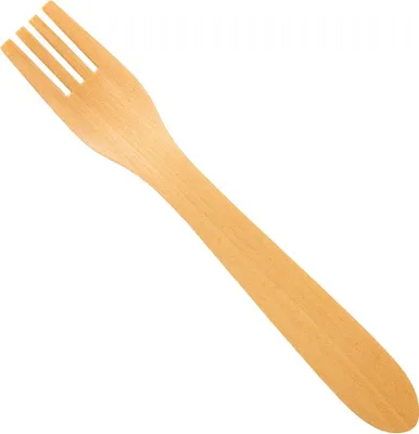 Immagine prodotto di Forchetta di legno a 4 rebbi piccola 18 cm | Forchetta ecologica monouso | Forchetta di legno biodegradabile | Forchetta di legno 18 cm