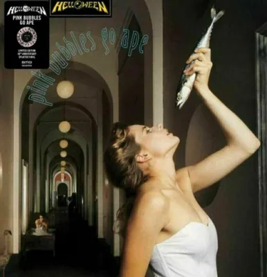 Produktbild von Helloween - Pink Bubbles Go Ape (Pink/Black Vinyl) (LP)