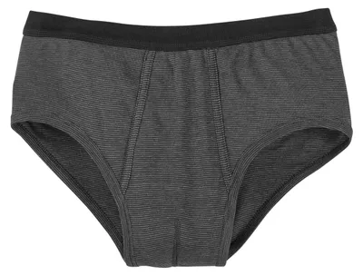 Produktbild von Adamo XXL Slip Thermo schwarz-grau gestreift