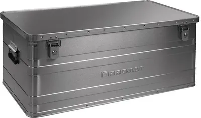 Produktbild von Aluminiumbox L900xB490xH380mm 140 l mit Klappverschluss und Zylinderschloss