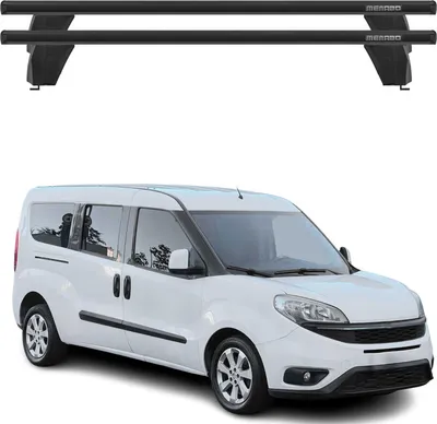 Produktbild von OMAC  Menabo Dachträger Grundträger für Fiat Doblo II 2010-2023 Querträger Schwarz
