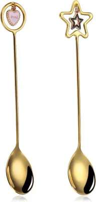 Produktbild von Famanu Kaffeelöffel Set - 2 Stück in Gold