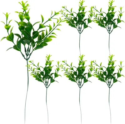 Image de Argousier Bouquet de myrtilles Eukaliptus Dense Sprigs 6Pcs Pour les décorations de Pâques