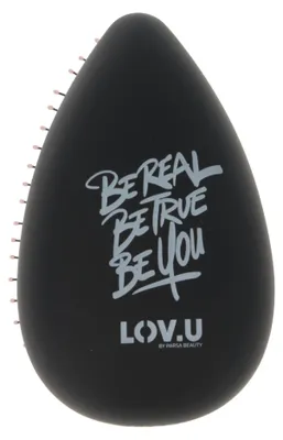 Image de PARSA Beauty LOV.U, brosse démêlante Wet & Dry (noire)