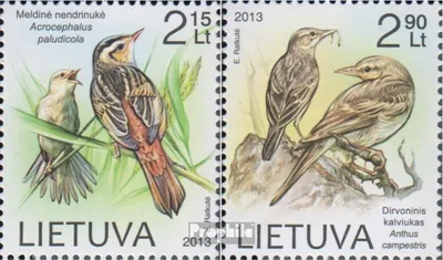 Produktbild von Briefmarken Litauen 2013 Mi 1144-1145 (kompl.Ausg.) postfrisch Vögel