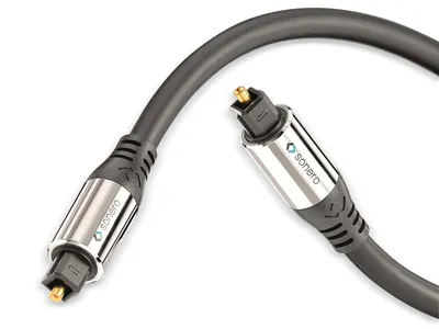 Obrázek produktu pro sonero S-OC100-200, Toslink, Samec, Toslink, Samec, 20 m, Černá