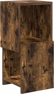 Zdjęcie produktu dla vidaXL Szafka narożna Dąb wędzony 25,5x25x55cm Materiał drewniany