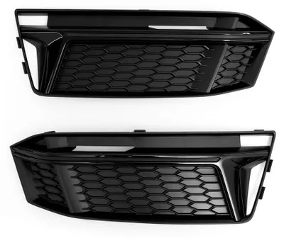 Produktbild von Stoßstange Gitter Waben schwarz links/rechts für Audi A4 8W B9 mit S-Line