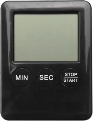 Produktbild von Küchentimer - Digitaler Kochwecker mit Magnet - Schwarz