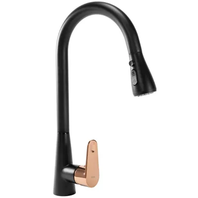 Obrázek produktu pro Kuchyňská baterie Rea MILD Black Rose Gold
