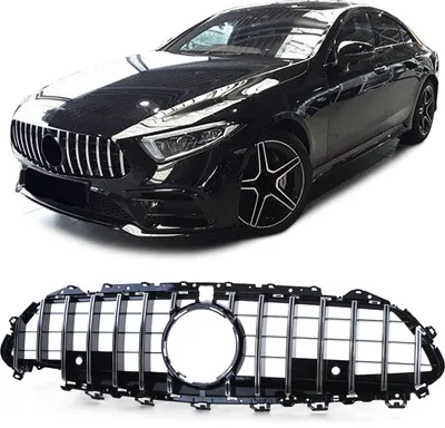 Produktbild von Sport Kühlergrill Chrom Schwarz glänzend für Mercedes CLS C257 ab 17