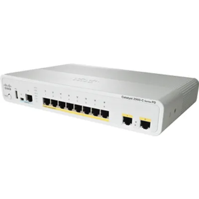 Produktbild von Cisco Catalyst WS-C2960C-8TC-L, Managed, L2, Fast Ethernet (10/100), Vollduplex