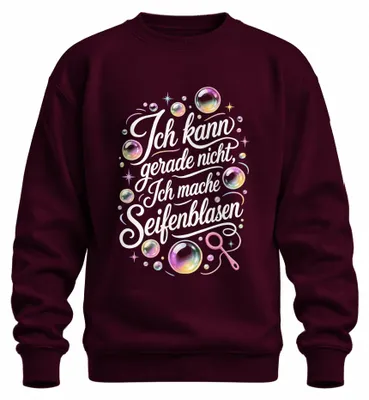 Imagen del producto de Camiseta con estampado "No puedo ahora", estilo sarcástico, color burdeos, talla 3XL